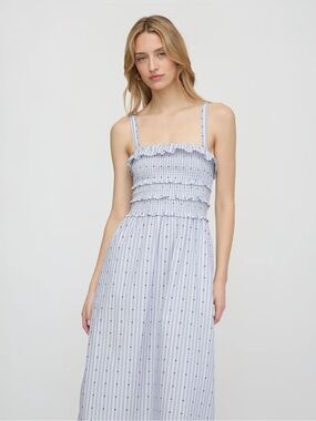 Hill House Analise Dress in Swiss Dot Sz XS